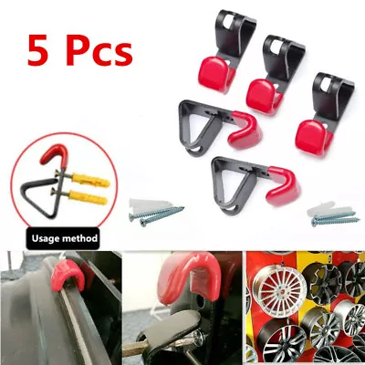 Universal 5pcs 13-22'' Tire Wheel Rim Hub Hanging Clip Hook Holder Shop Display  • $19.85