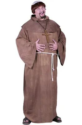 Brand New Renaissance Medieval Monk Adult Men Plus Size Costume • $30.39