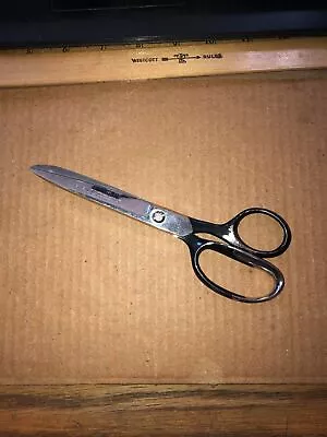 Vintage 7  Wiss Inlaid Steel Forged Shears/Sewing Scissors. #37.  • $6.99