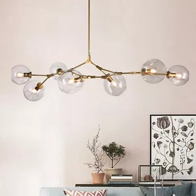 Modern Pendant Light Glass Chandelier With 7 Lights Fixture Hanging Flush Mount  • $84.99