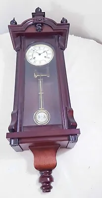 Unusual And Rare Antique Carved Vienna Regulator Style Long Case Wall Clock  • £449.95