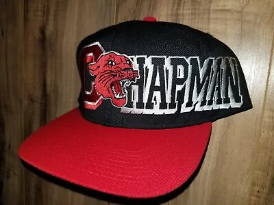 Chapman University Panthers Vtg Snapback Hat Graffiti Wool College Orange County • $79.99