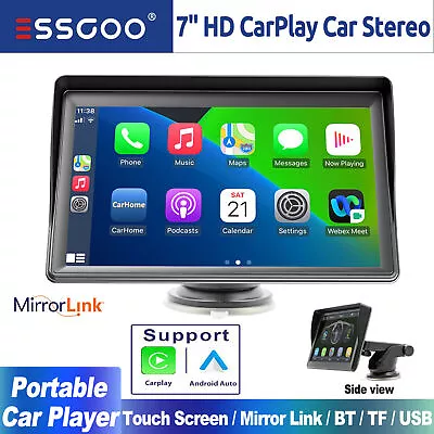 7-inch Touchscreen Apple CarPlay & Android Auto GPS Navigation Bluetooth FM/AUX • $62.95
