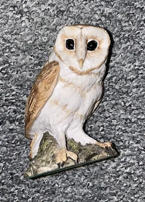 Country Artists Barn Owl Bird Of Prey Figurine By Keith Sherwin • £22.99