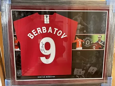 £699 • Buy Dimitar Berbatov Signed 2009 Manchester United Shirt