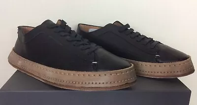 $598 New John Varvatos Collection Wooster Low Top Leather Sneakers Shoes 11 • $249.99