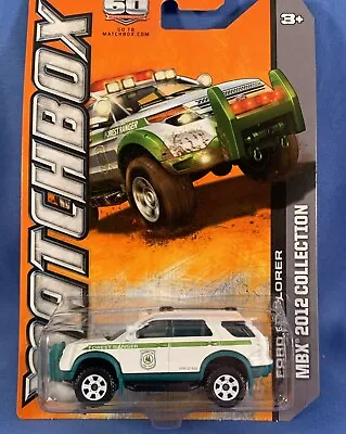 Matchbox 60TH Anniversary Ford Explorer Forest Ranger MBX 2012 New Sealed • $8.50