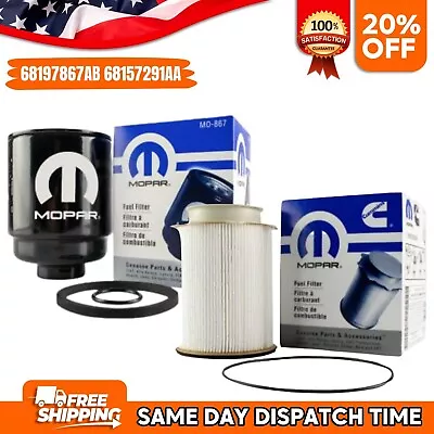 2013-18 MOPAR Diesel Fuel Filter Kit 2500 3500 4500 Dodge Ram 6.7L USA Free Ship • $34.85