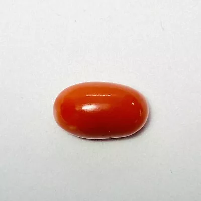 Cabochon 7.20ct 16mm Italian Red Coral Loose • $125