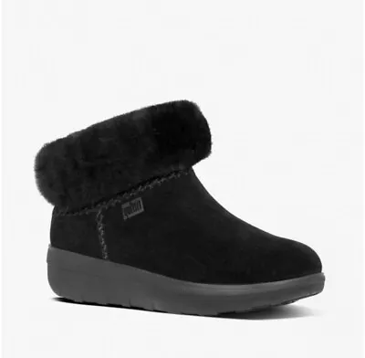 £70 • Buy FITFLOP Mukluk Shorty III Shearing Lined Suede Ankle Boots. UK Size 6. RRP£130