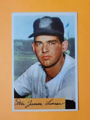 1954 BOWMAN #101 DON LARSEN ROOKIE RC BALTIMORE ORIOLES - Scuffed Marked LOL • $10.95