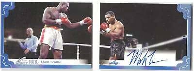 Mike Tyson 2023 Leaf Art Of Sport Diptych #D-MT1 7/12 • $150