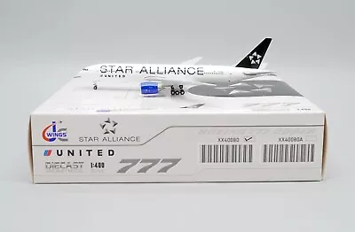 JC Wings 1:400 United Airlines B777-200(ER) 'Star Alliance - Flaps Up' N218UA • $67.39