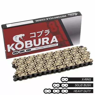 Kobura 520x106 G/B HD Motorcycle Chain For Kawasaki ER-5 97-06 • £23.96