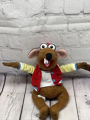 RARE Rizzo Rat Bean Bag Plush Doll Muppet Vision 3D Baseball Jacket 11 Inch • $99.99