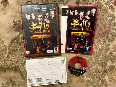 Buffy The Vampire Slayer: Chaos Bleeds (Nintendo GameCube) Cib Minty Shape Disc • $119.95