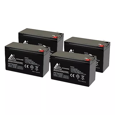 4 Pack: 12V 7Ah Battery Replaces TexasHunter 4lb. Fill Deer Feeder • $87.99