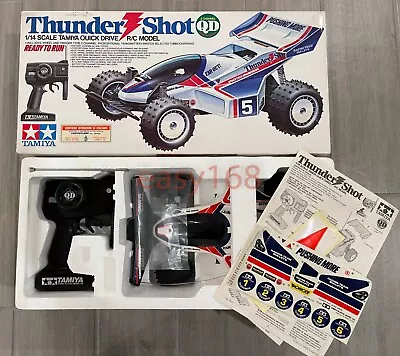 New TAMIYA 1/14 RC THUNDER SHOT VINTAGE RARE 1988 QD Quick Drive Kyosho • $524.25