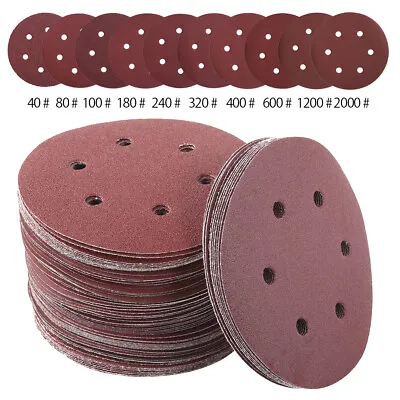 100 X 150mm 6  Sanding Discs 40 60 80 120 240 Mixed Grit Orbital Sander Pads  • $28.57