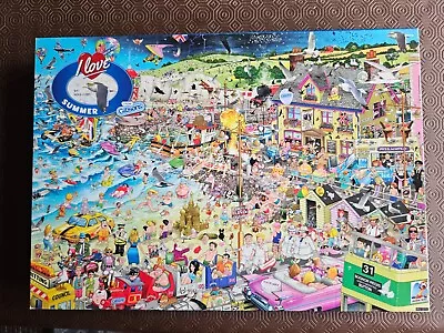 Mike Jupp - 1000 Piece Jigsaw - I Love Summer - Complete • £3