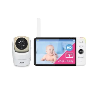 VTech VM919HD Video Baby Monitor 7  720p HD Display 360° Pan & Tilt • £82.90