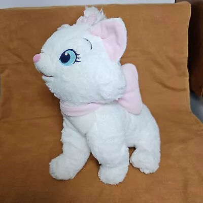 Disney Store Genuine Aristocats Marie Kitten 12 Inch Cat Plush Pink Bow EUC • $9.40