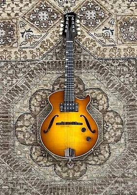 Eastman ER-M-GB El Rey Electric Mandolin In Gold Burst W/ Case Setup #3465 • $1279