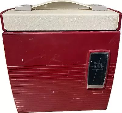 Vintage Kodak 300 Model 1 Slide Projector Red UNTESTED • $24.95