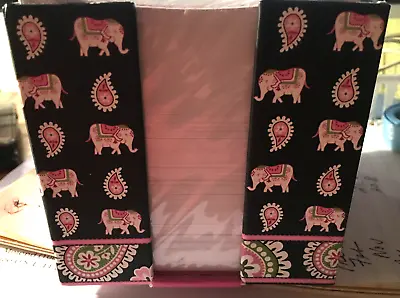 Vera Bradley Note Cube  Pink Elephants • $12