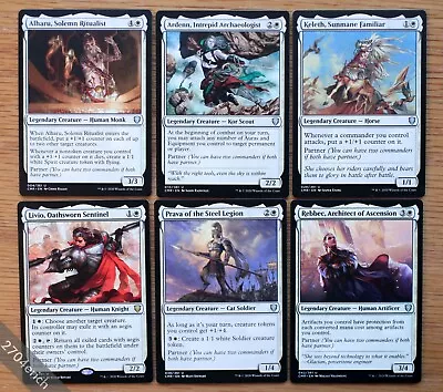 Set Of 6 Commander Legends White Partner Creatures *NM* Magic MTG EDH Ardenn • $3.65