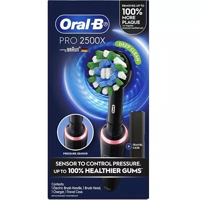 Oral B Power Toothbrush Pro 2500 Black - NEW ! • $49.95