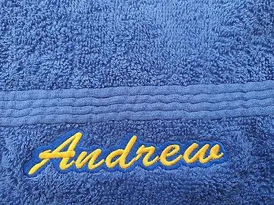 £14.99 • Buy Personalised Embroidered Towel Gift Name Hand Bath Sheet Face Cloth