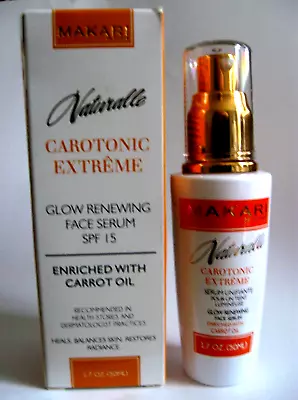 MAKARI Naturalle Carotonic Extreme Glow Renewing Face Serum 1.7 Oz NEW In BOX • $22.95