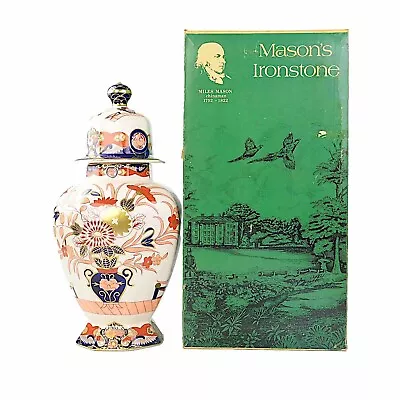 Masons Ironstone Empire Large Tokyo Vase With Original Box • £120