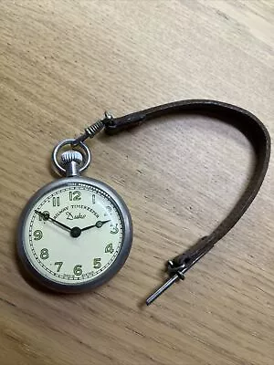 Vintage Rare Duke Railway Timekeeper 0Jewels Mech Austria Mens Pocket Watch GWO  • £26