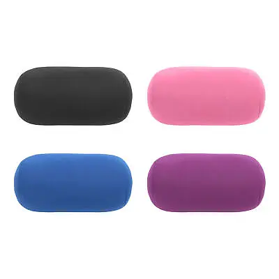 Roll Pillow Home Seat Headrest Neck Support Travel Micro Mini Micro Bead Cushion • £11.42