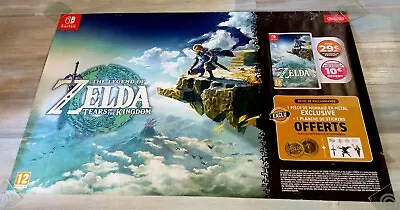 Zelda Tears Of The Kingdom Nintendo Promo Official Store Poster • $74.55