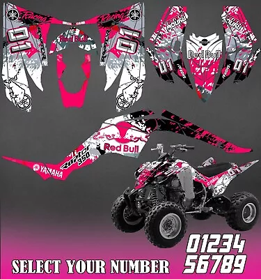 $166 • Buy Yamaha Raptor 350 Graphics Kit 2004 2006 2009 To 2014 Decals Stickers Atv Utv