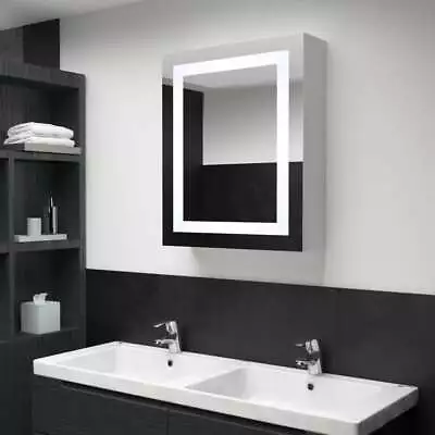LED Lights Bathroom Mirror Cabinet Shaving Vanity Medicine Storage 50x70cm • $174.33