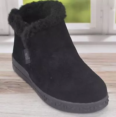 New MUK LUKS Suede Waterproof Street West End Wool Blend Ankle Boots Size 6 • $25.20