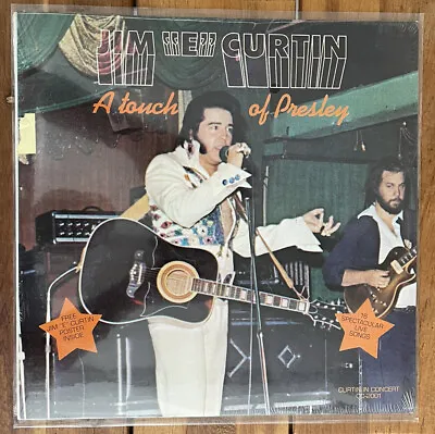 Jim “E” Curtin - A Touch Of Presley - Private Press - Elvis Impersonator- Sealed • $100