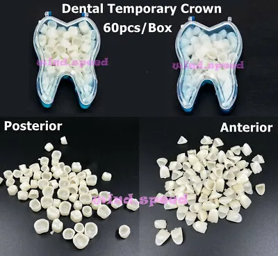 Dental Resin Realistic Porcelain Temporary Teeth Crown Anterior Posterior Veneer • $5.27