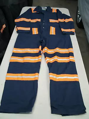 Coveralls High Visibility/reflective Sz 46- Large 100% Cotton • $25