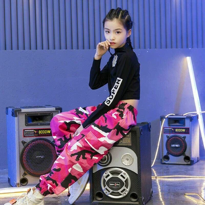 £15.27 • Buy &Kids Girls Street Dancewear Costume Hip Hop Jazz Dance Competition Clothes Sets