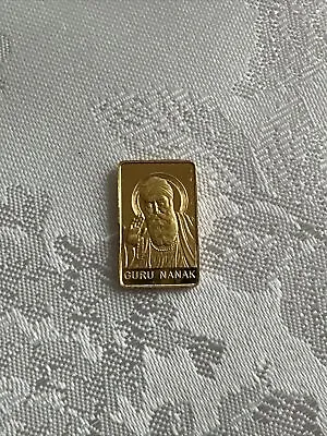 999.9 2 Gram Gold Bar Guru Nanak Pure 24K • $249