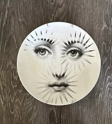 Piero Fornasetti Tema E Variazoni N. 132 Porcelain Plate 10” • $105.50