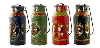 Deluxe Hand Painted Milk Churn Planters In Various Colours • £72.99