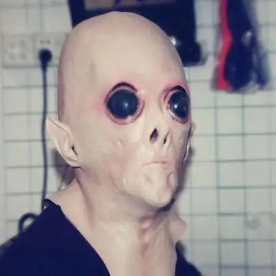 Horrific Scary Alien Adult Full Mask Latex Head For Halloween Cosplay Costume • $12.99