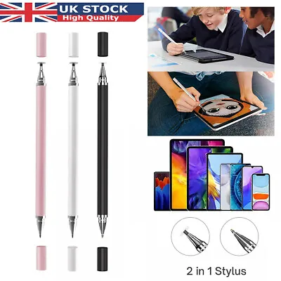 Pencil Stylus For Apple IPad IPhone Samsung Galaxy Tablet Phone Pen Touch Screen • £4.29