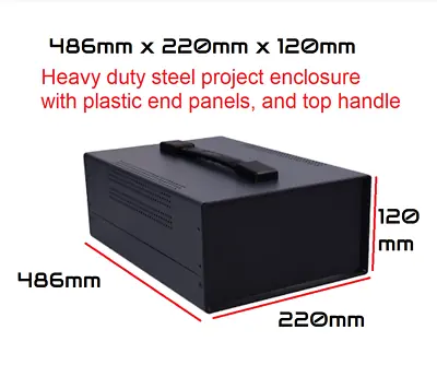 Large Heavy Duty Steel Electronics Project Box Case Enclosure Electronic DIY • $109.99